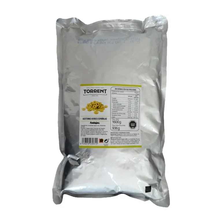 Aceitunas verdes  descarozadas 1600 gramos españolas