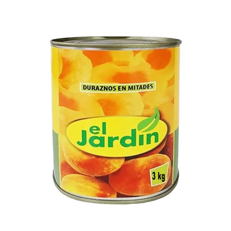 Durazno mitades 3 kilos El Jardín 