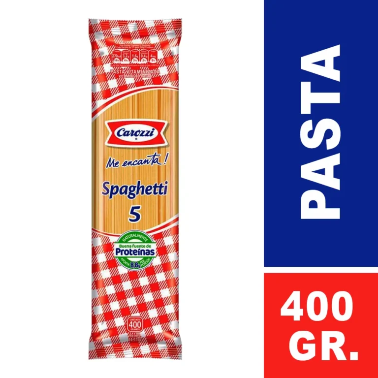 Fideos spagethis 5 400 gramos carozzi