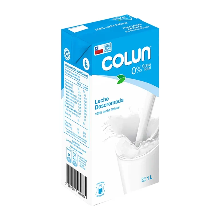 Leche descremada colún 1 litro
