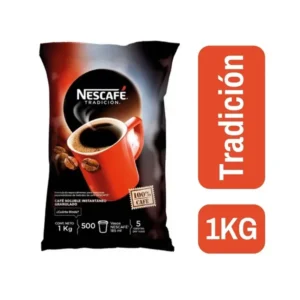 Nescafé bolsa 1 kilo x 4 unidades