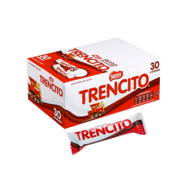 Chocolate Trencito Nestle en 24 y 14 gramos