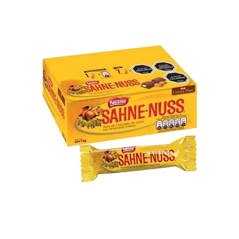 Chocolate Sahnenuss 30 y 14 gramos