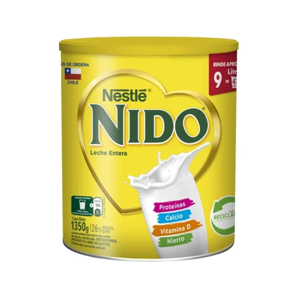 Leche en polvo nido nestle 1350 gramos