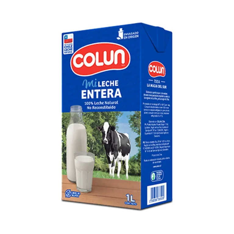 Leche entera colun 1 litro