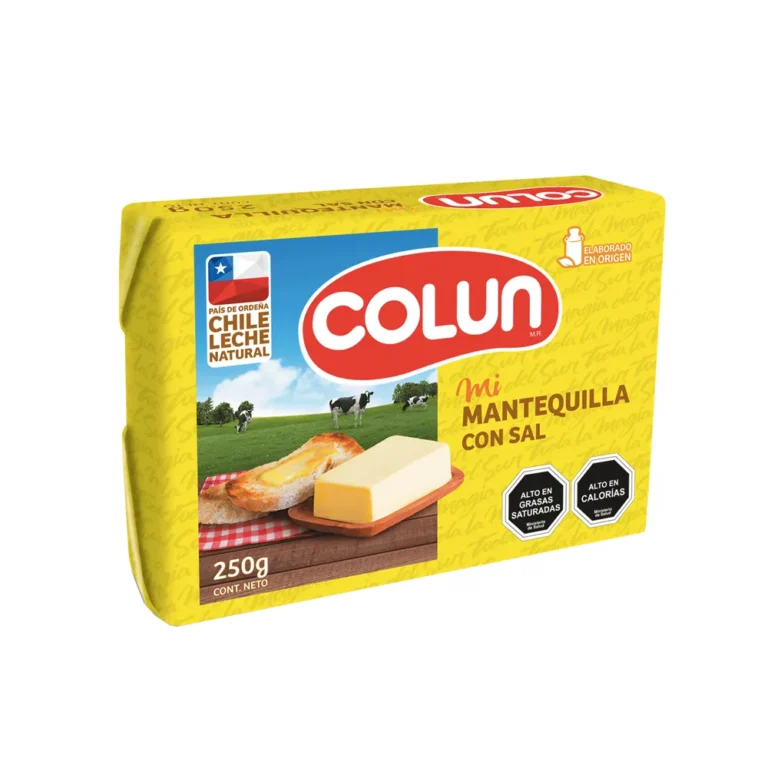 Mantequilla Colún 250 gramos.