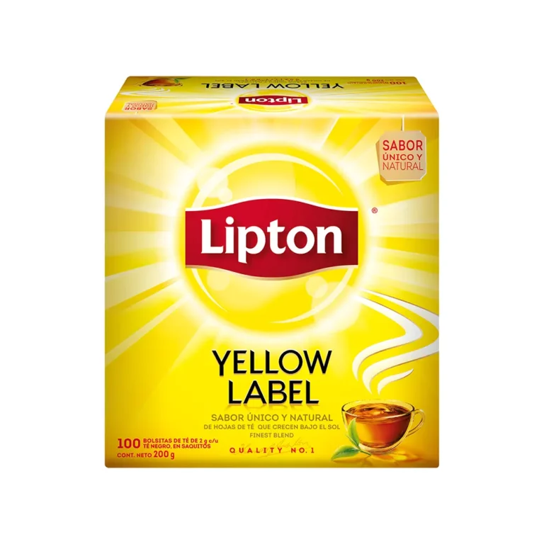 Te Yellow Label Lipton 100 unidades